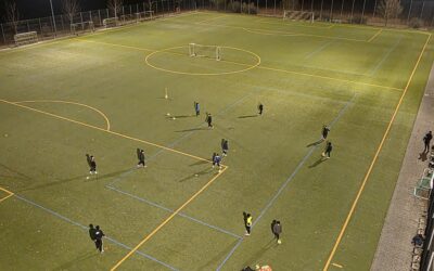Umrüstung auf LED Flutlicht am Kunstrasenplatz durchgeführt
